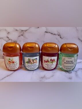 Bath & Body Works PocketBac Antibacterial Hand Gel 4 different scents Brand New